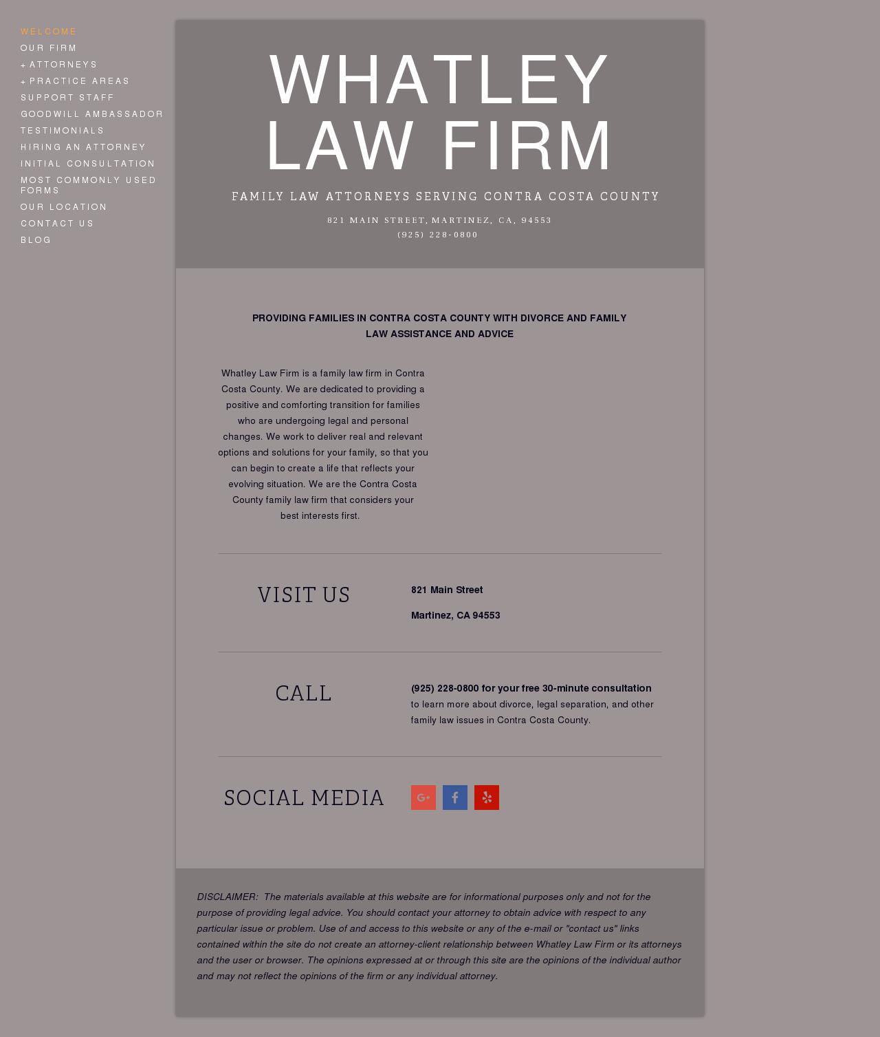 Whatley Law Firm - Martinez CA Lawyers