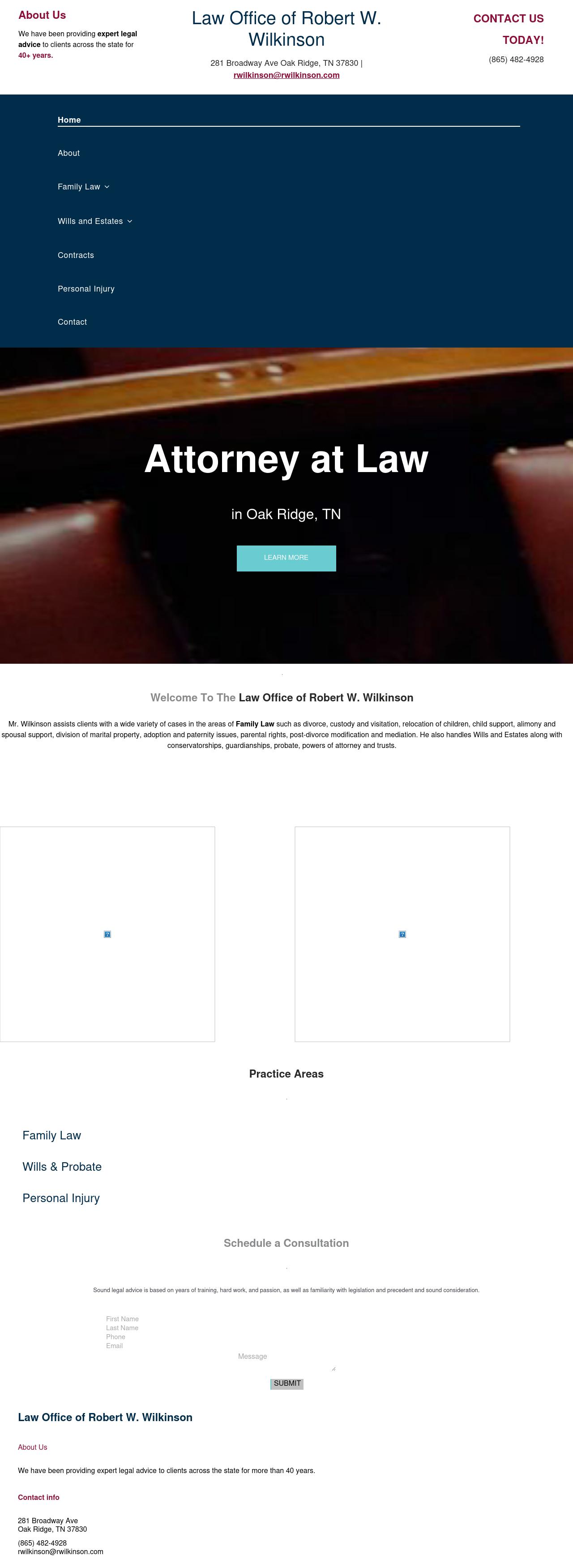 Wilkinson, Robert W - Oak Ridge TN Lawyers