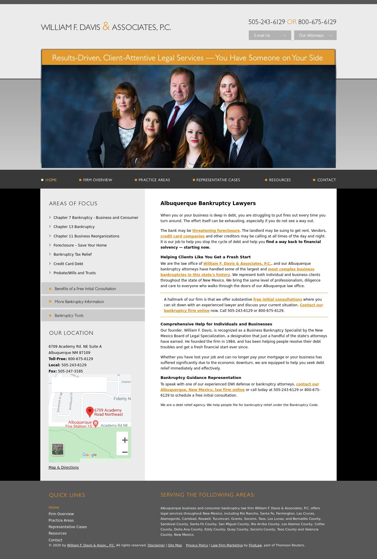 William F. Davis & Assoc., P.C. - Albuquerque NM Lawyers