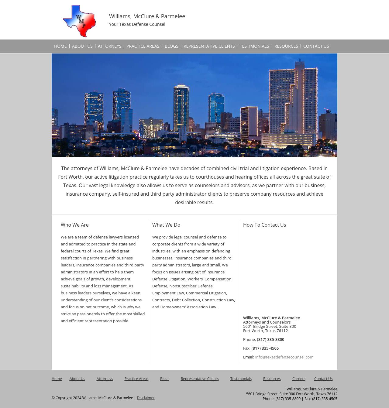 Williams, Lacy McClure & Parmelee - Fort Worth TX Lawyers