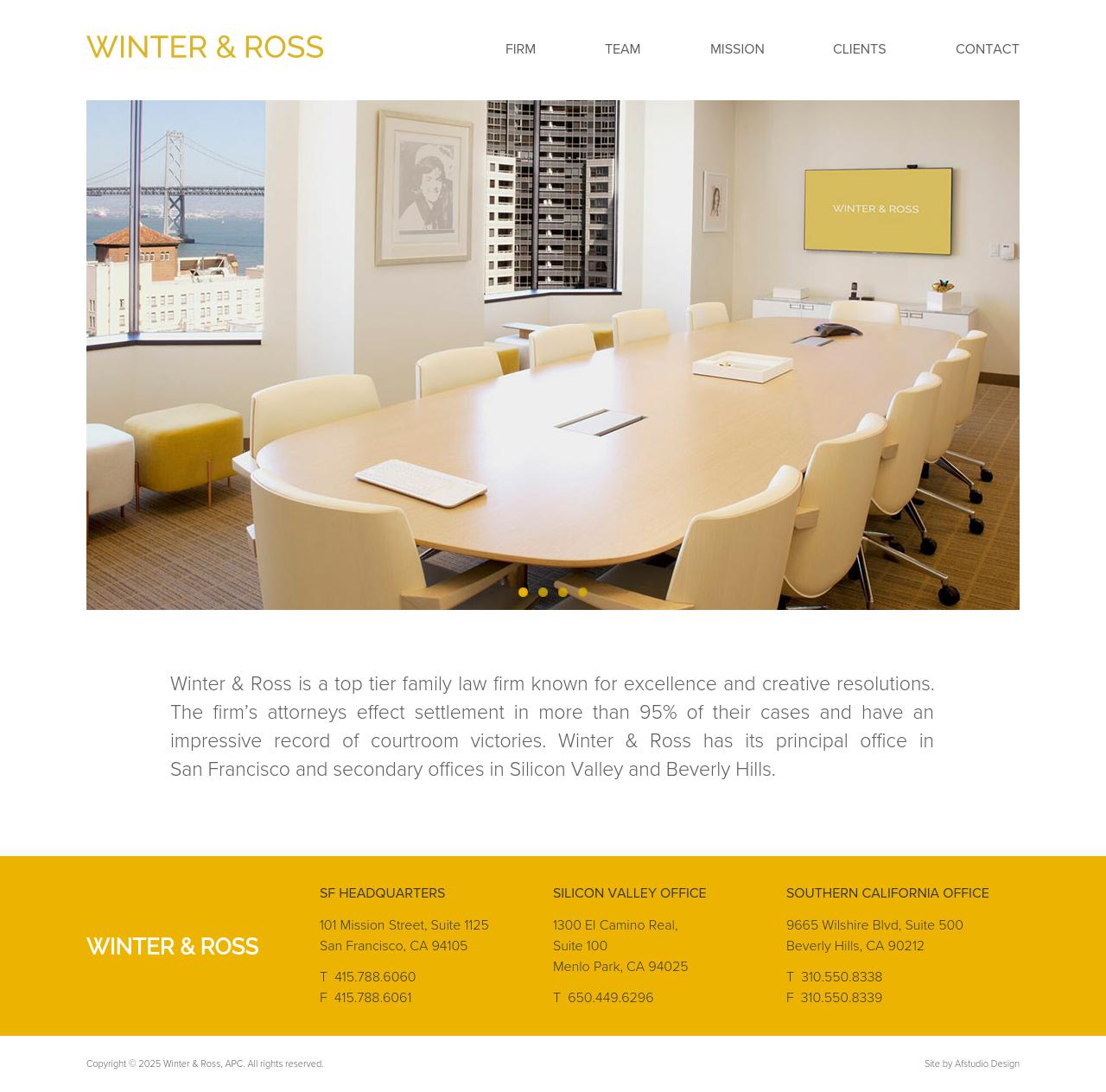 Winter & Ross A Professional Corporation - San Francisco CA Lawyers