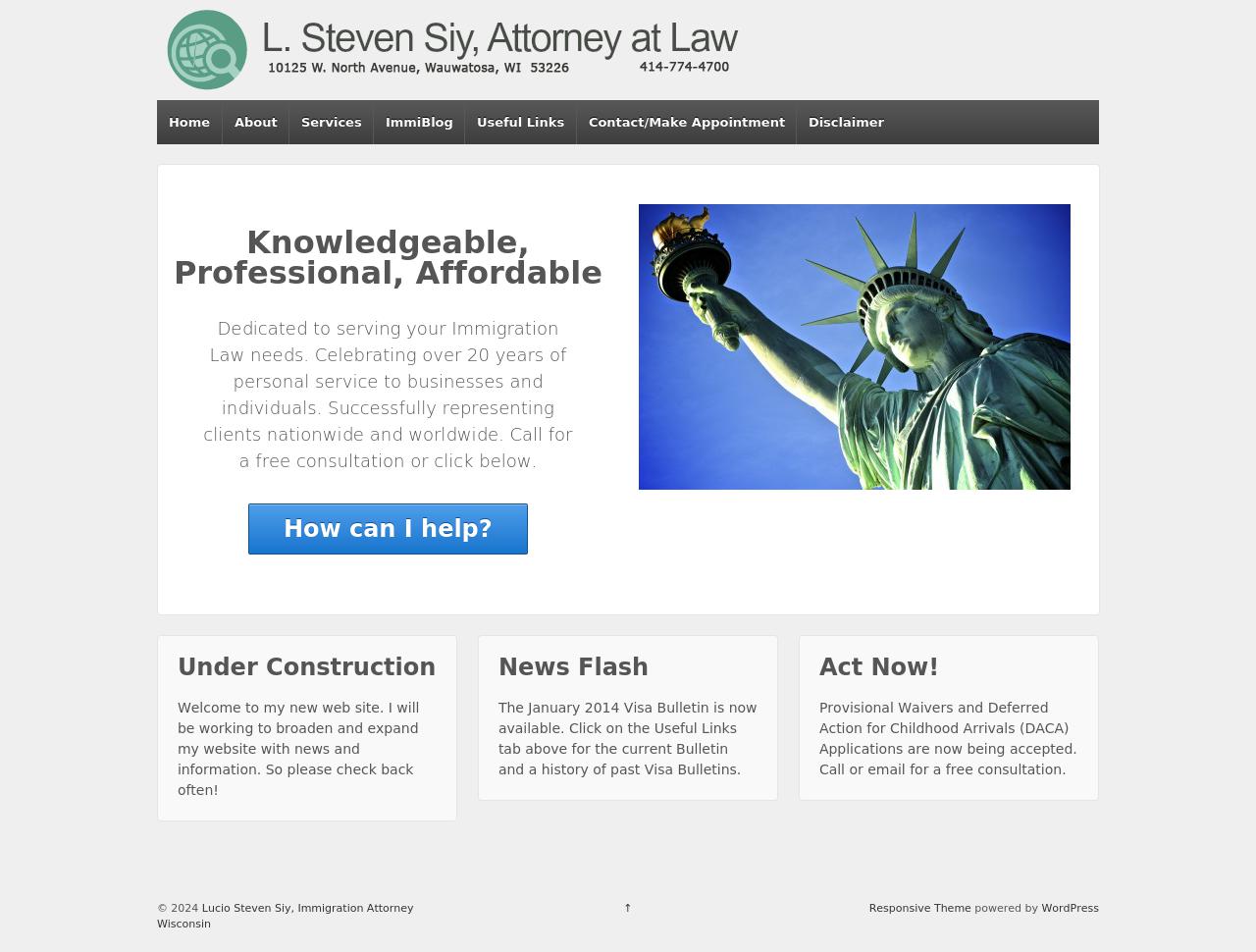 Wisconsin Immigration Attorney Steven L Siy - Milwaukee WI Lawyers