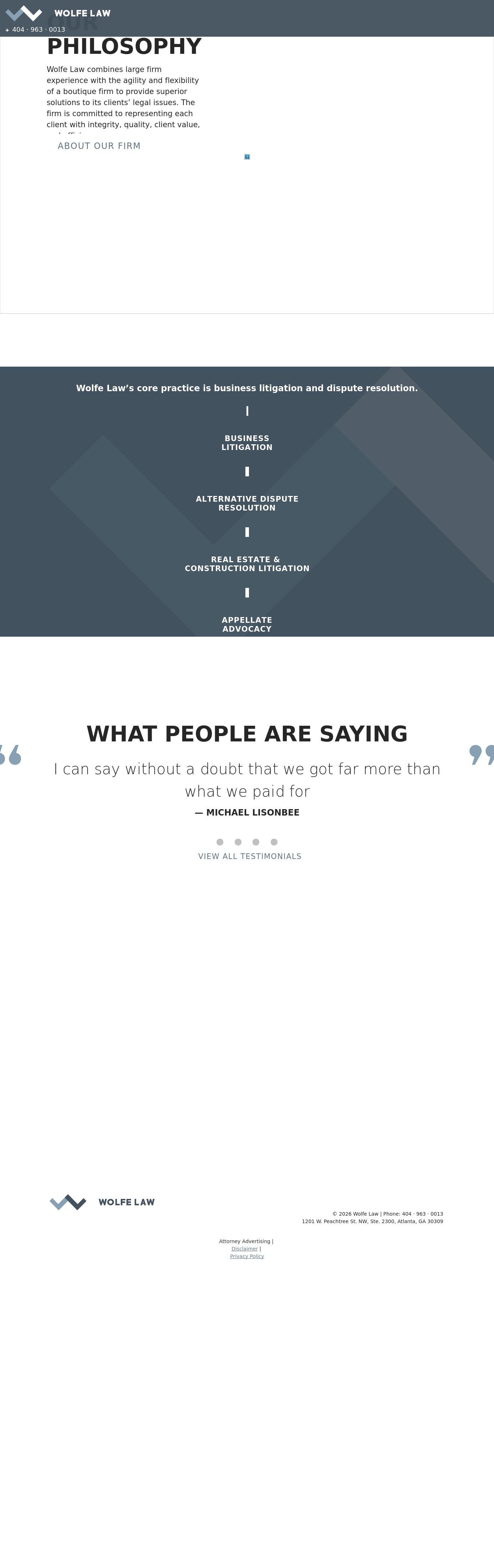 Wolfe Law - Atlanta GA Lawyers