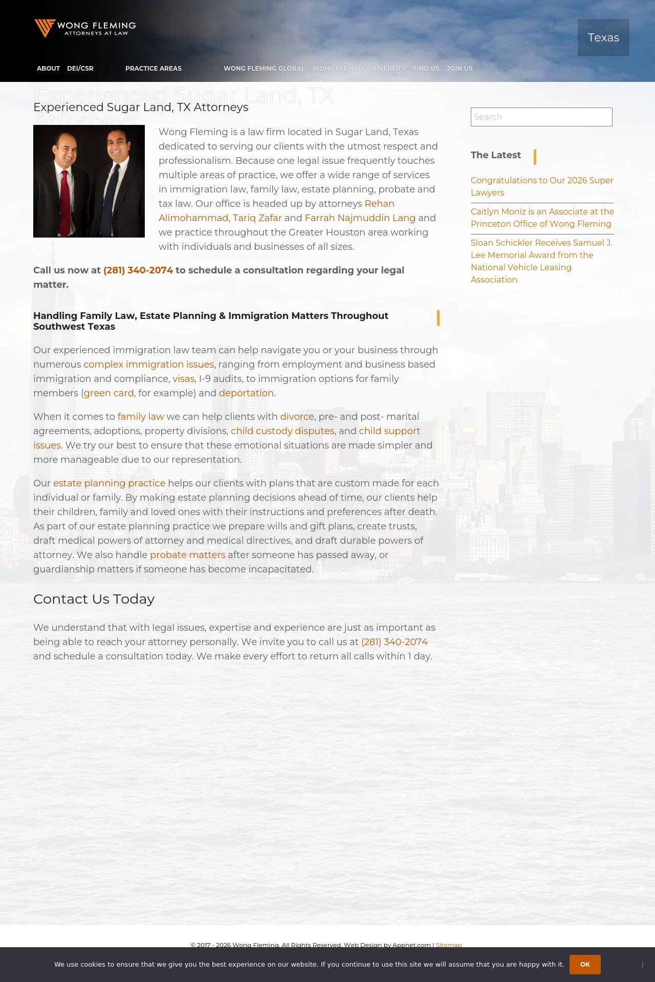 Wong Fleming - Sugar Land TX Lawyers