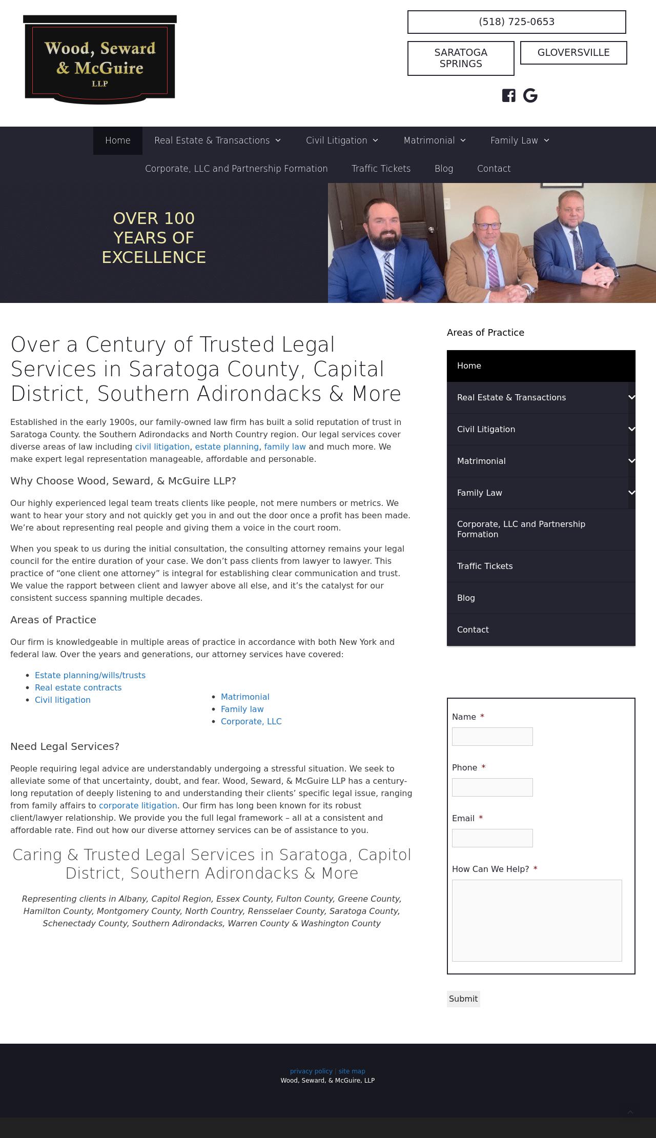 Wood & Seward, LLP - Gloversville NY Lawyers