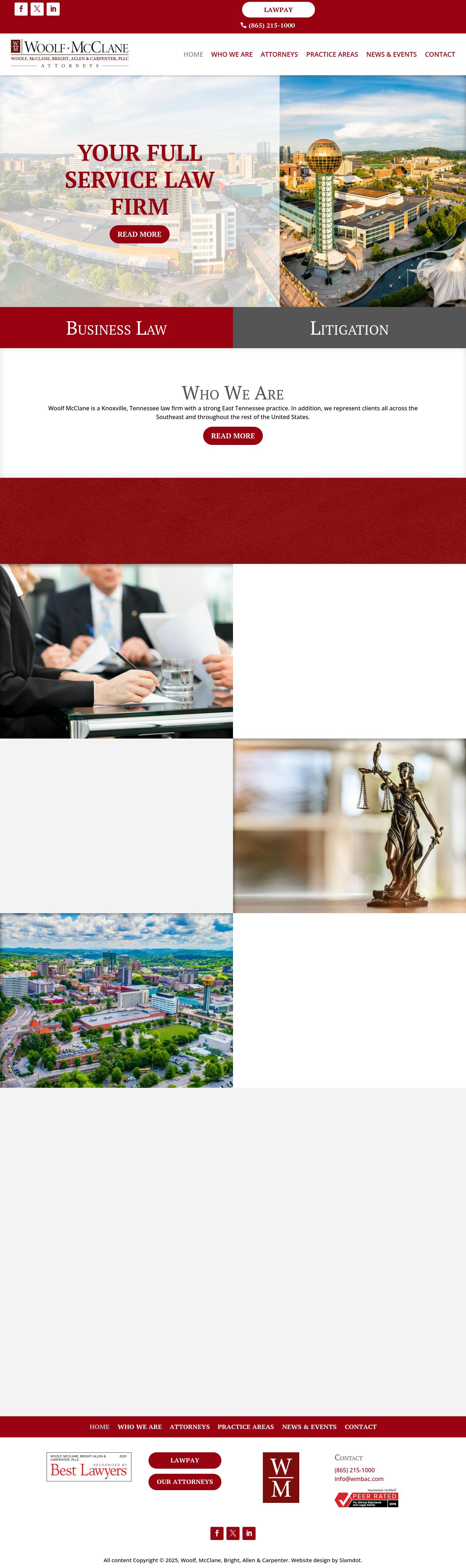 Woolf McClane Bright Allen and Carpenter PLLC - Knoxville TN Lawyers