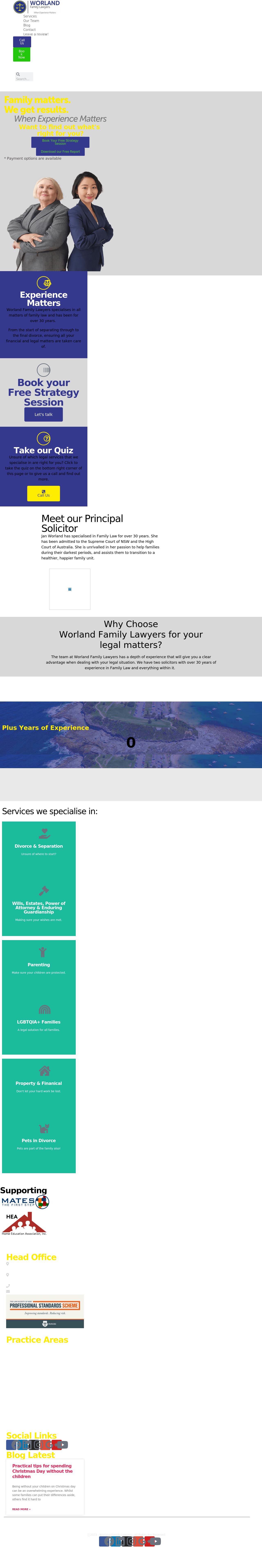 Worland Family Lawyers - Gosford NSW  Lawyers