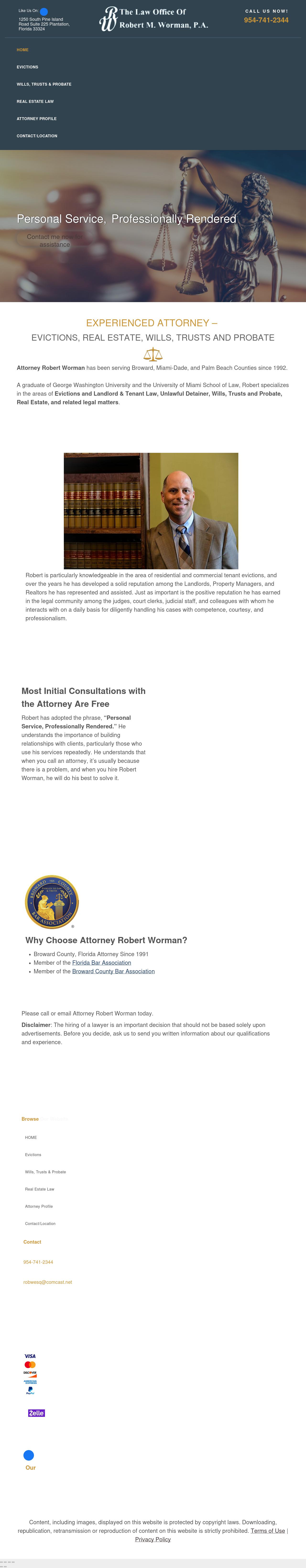 Worman, Robert M Atty - Fort Lauderdale FL Lawyers