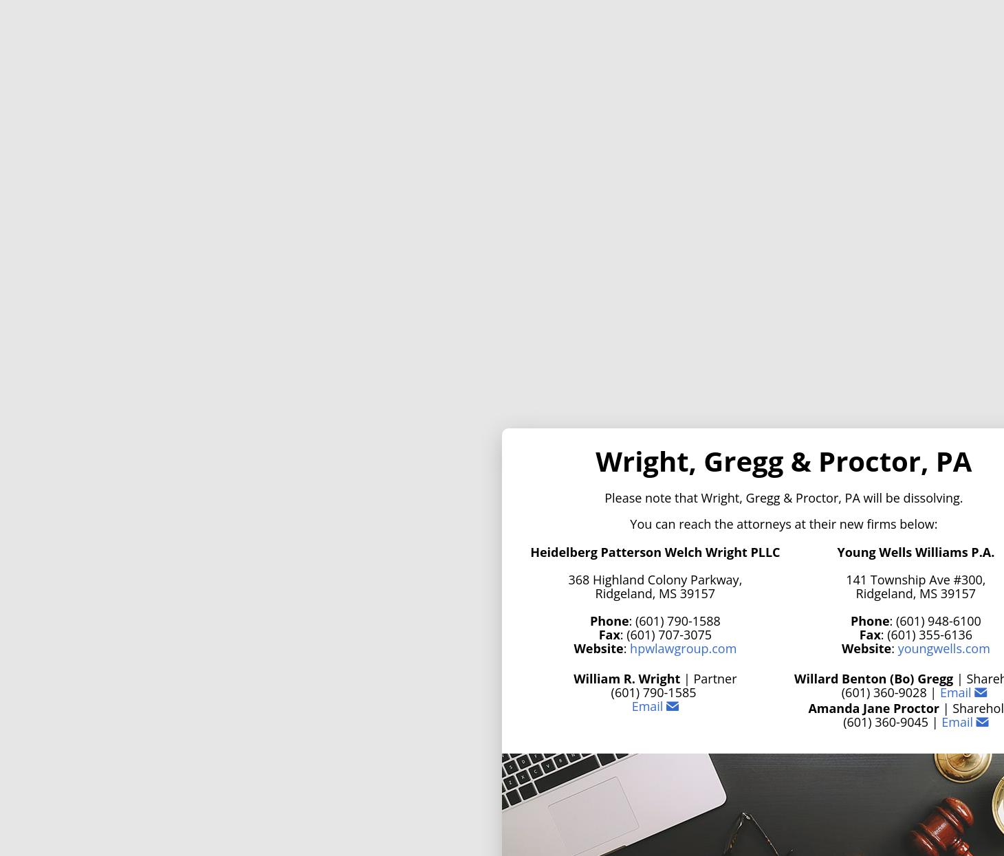 Wright Law Firm - Ridgeland MS Lawyers
