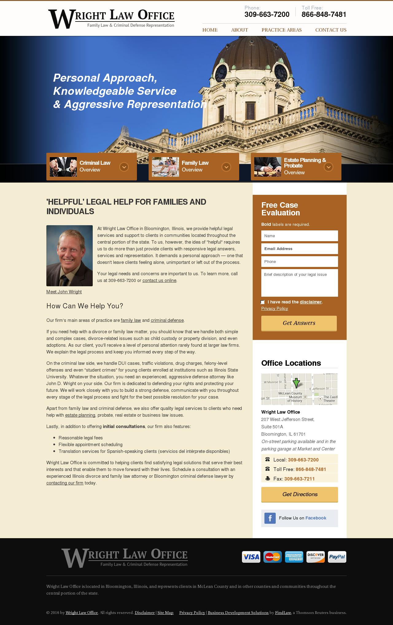 Wright Law Office - Bloomington IL Lawyers