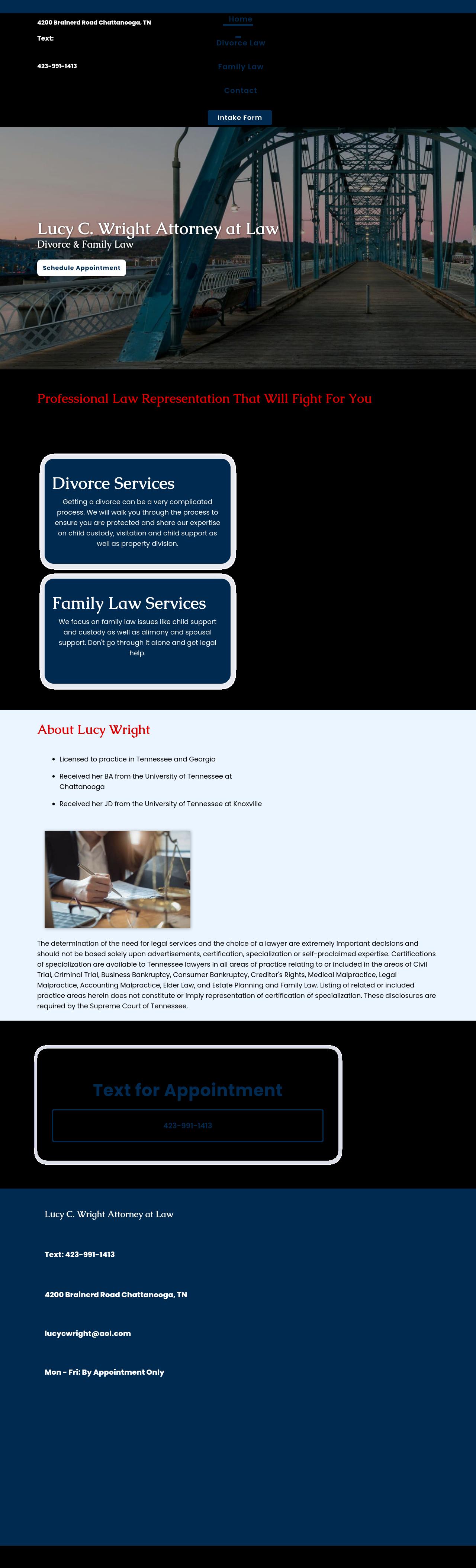 Wright Lucy C Attorney At Law - Chattanooga TN Lawyers