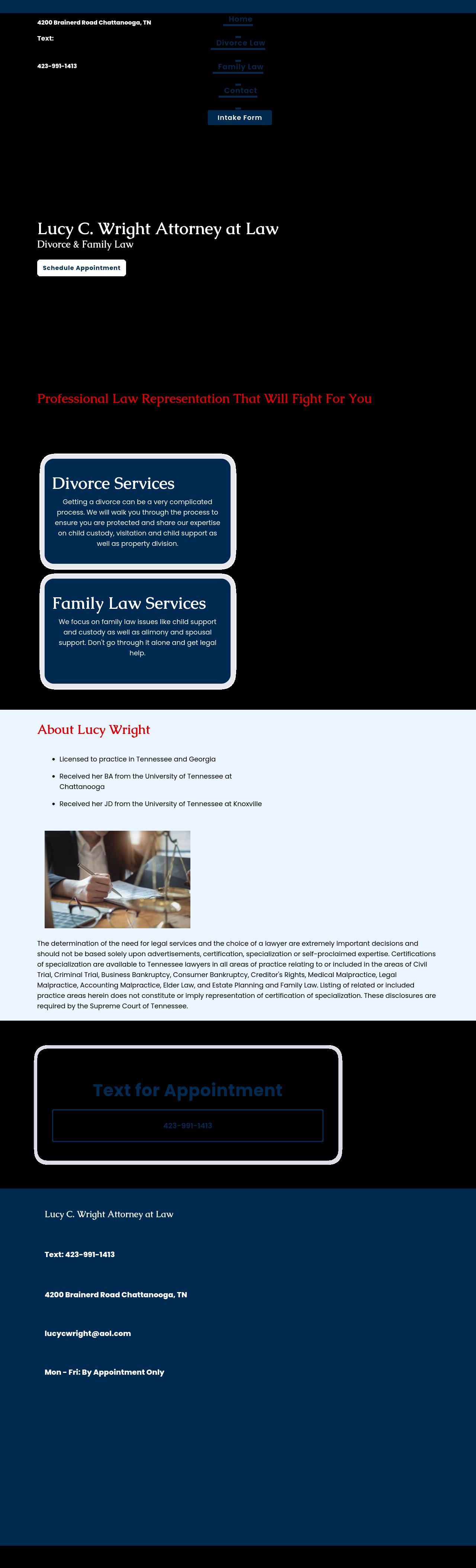 Wright Lucy C Attorney At Law - Chattanooga TN Lawyers