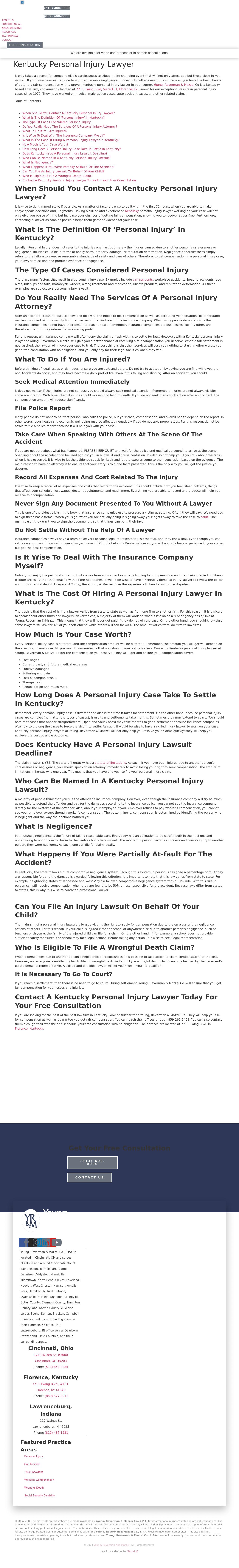 Young, Reverman & Mazzei Co, L.P.A. - Florence KY Lawyers