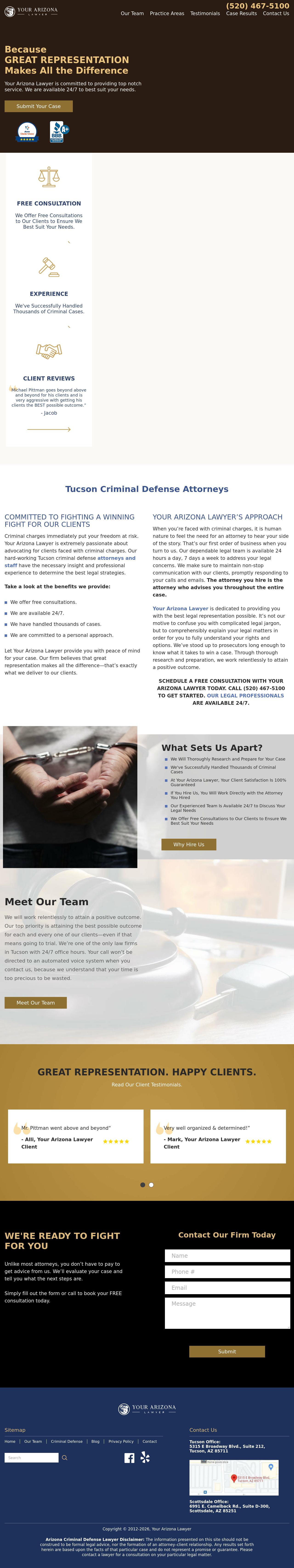 Your Arizona Lawyer - Tucson AZ Lawyers