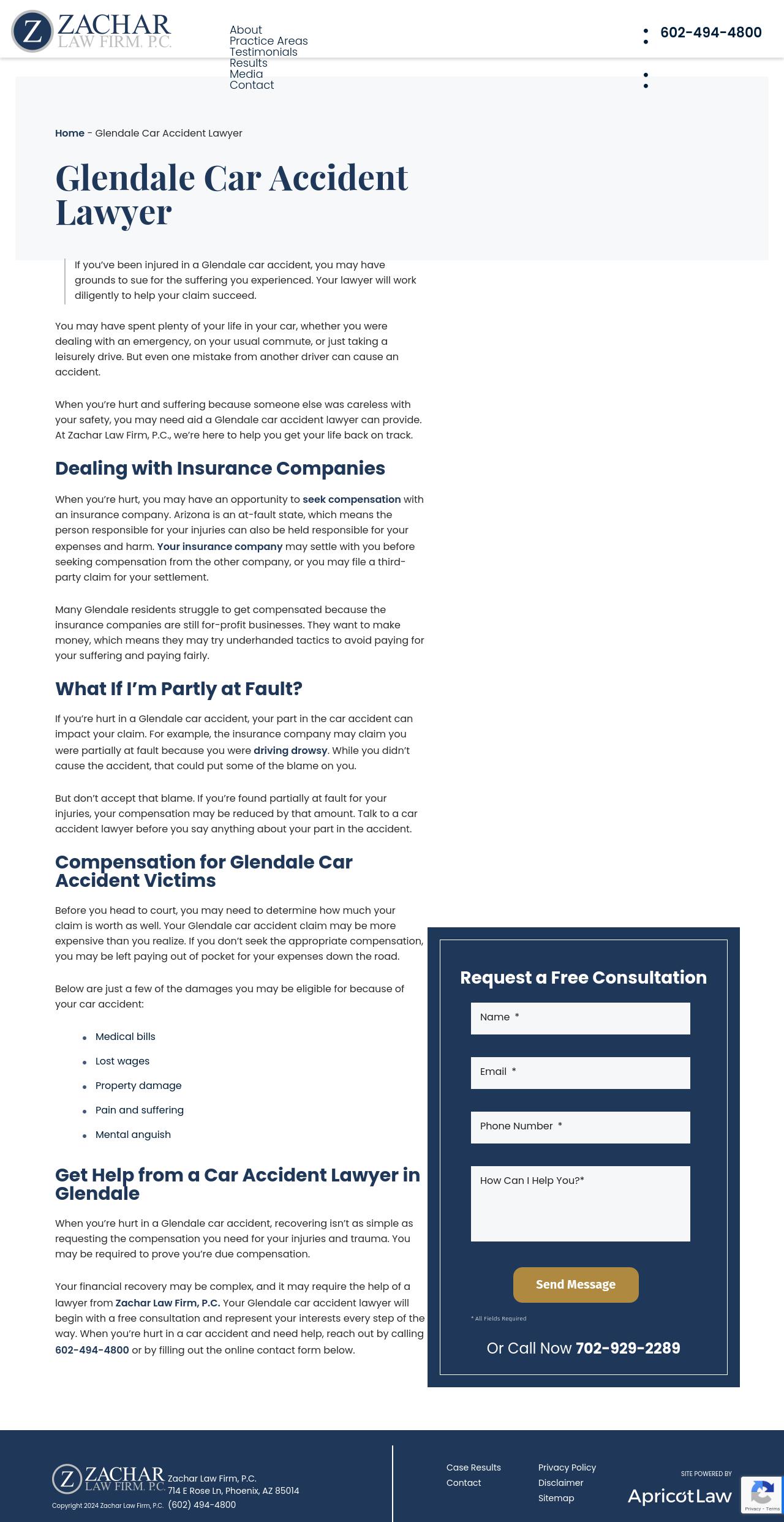 Zachar Law Firm, P.C. - Glendale AZ Lawyers