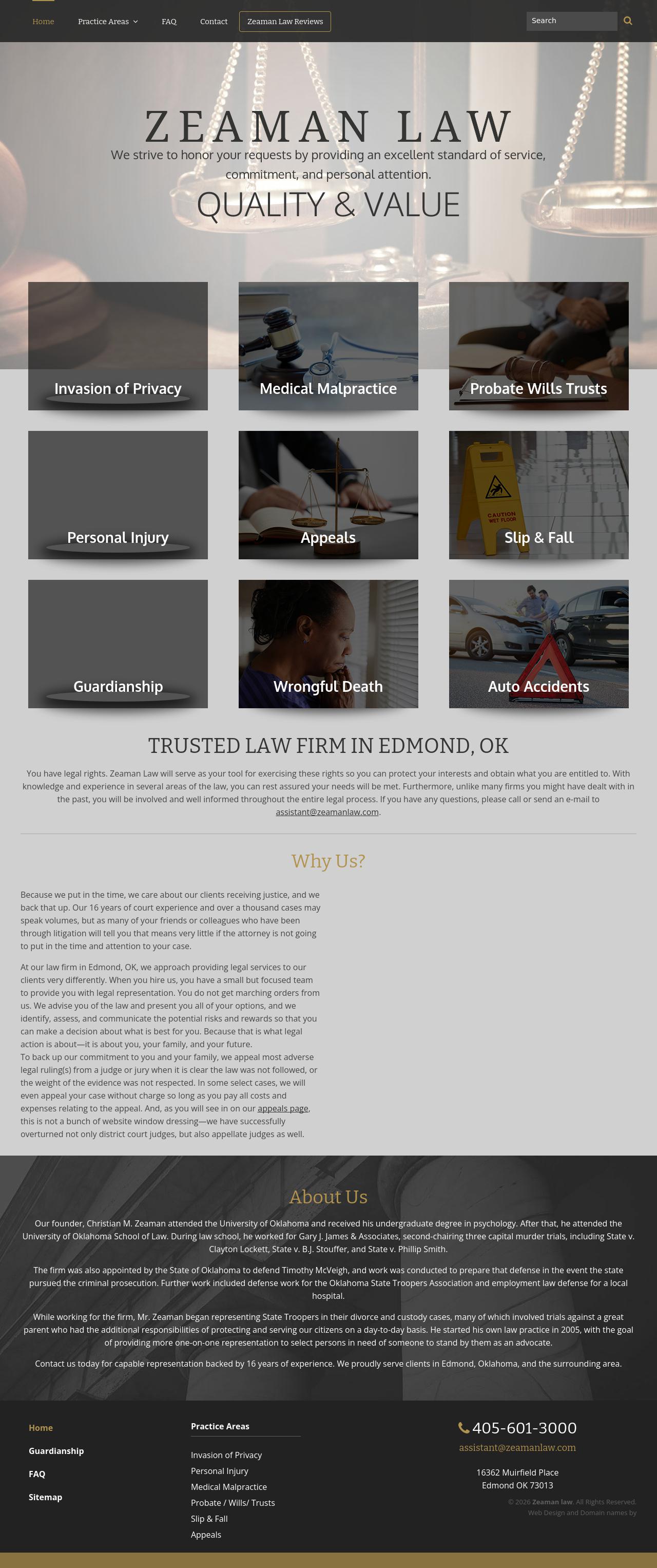 Zeaman Christian Atty - Edmond OK Lawyers