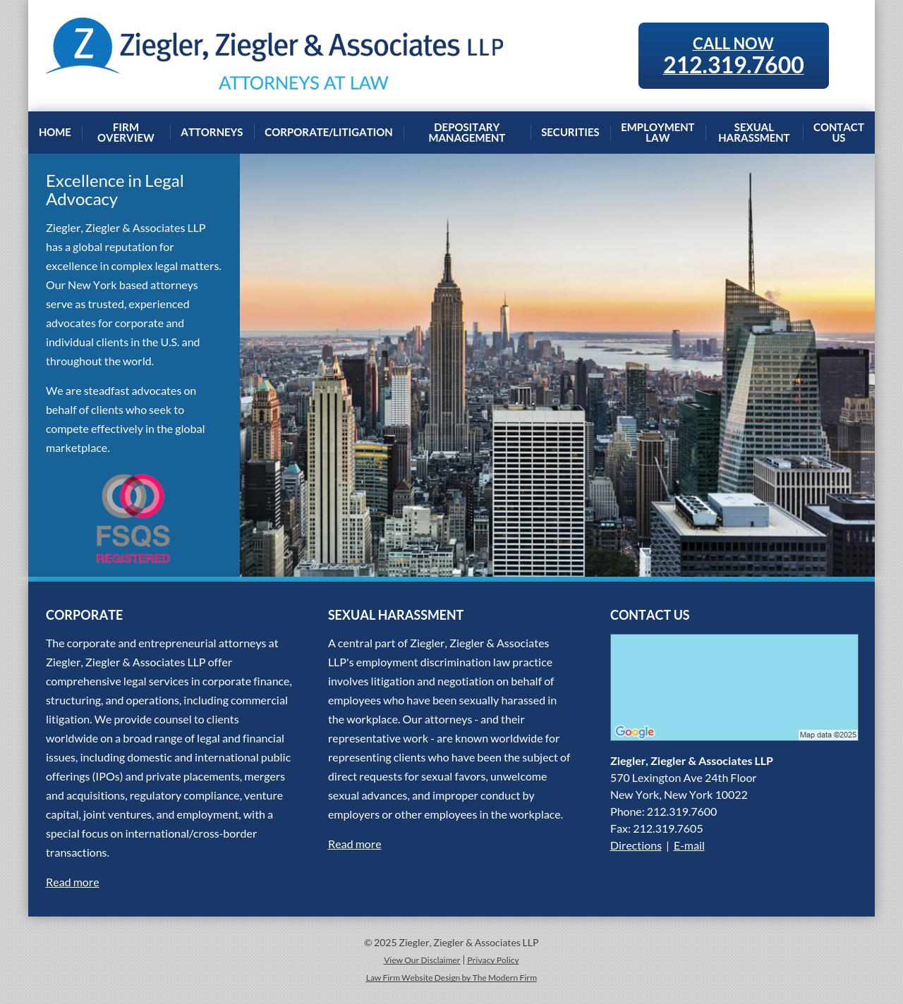 Ziegler, Ziegler & Associates LLP - New York NY Lawyers