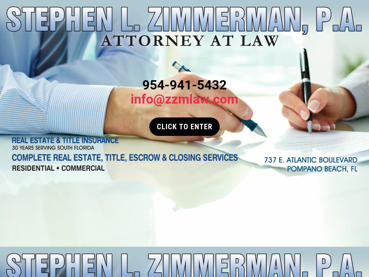 Zimmerman Stephen L., P.A. - Pompano Beach FL Lawyers