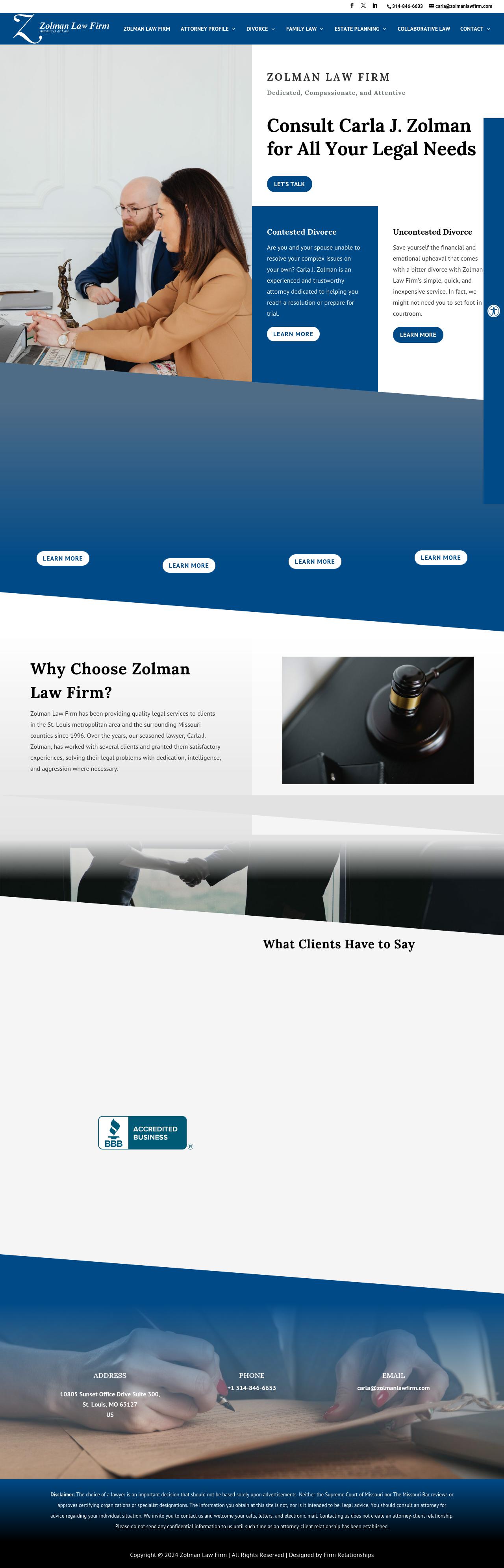 Zolman Law Firm - Richmond Heights MO Lawyers