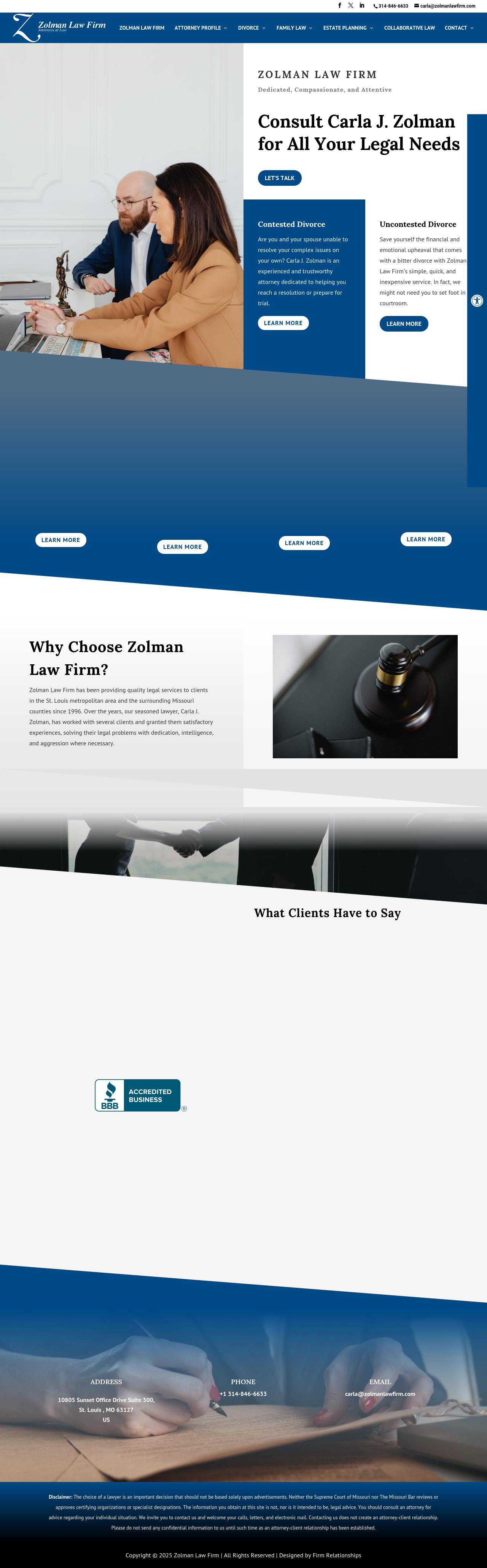 Zolman Law Firm - St. Louis MO Lawyers