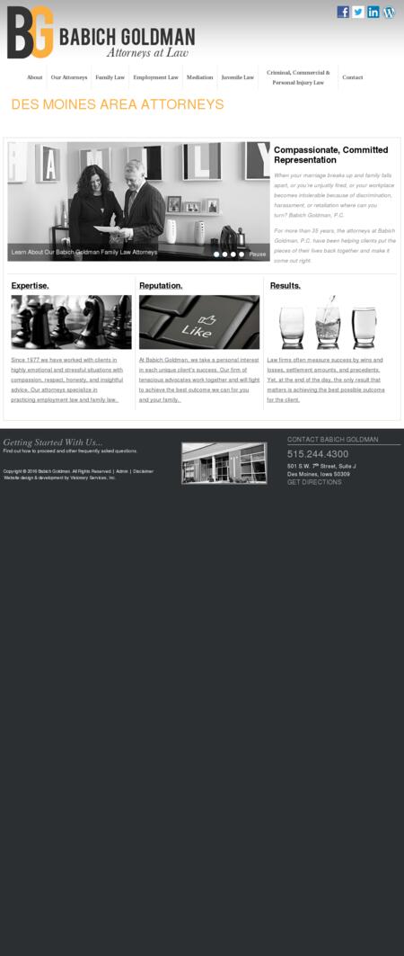 Babich Goldman, P.C. - Des Moines IA Lawyers