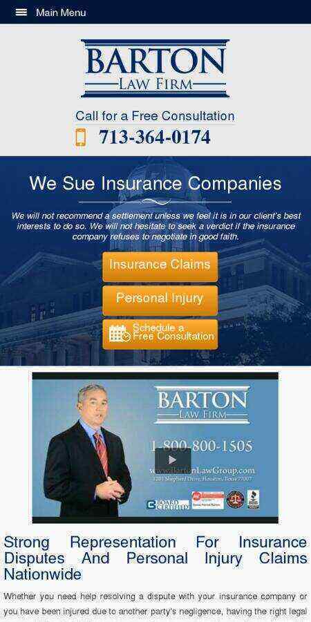 Barton Law Firm - Houston TX Lawyers
