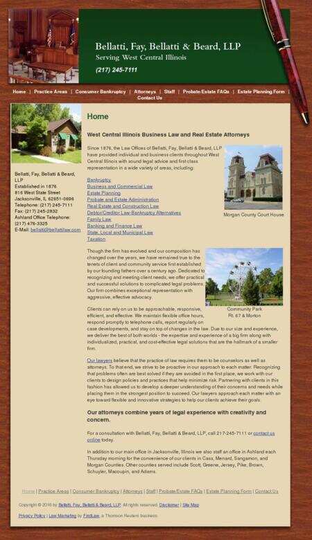 Bellatti, Fay, Bellatti & Beard, LLP - Jacksonville IL Lawyers