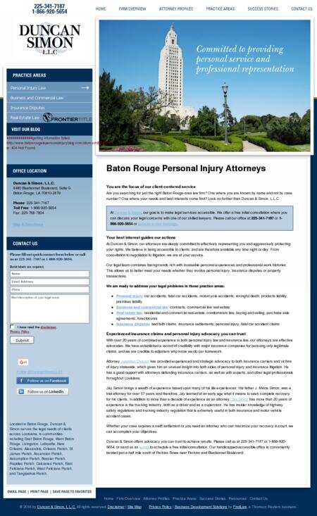 Duncan & Simon, L.L.C. - Baton Rouge LA Lawyers