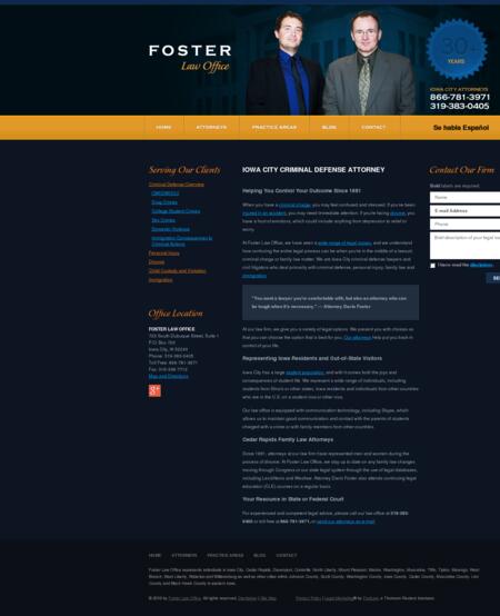 Foster Law Office - Iowa City IA Lawyers