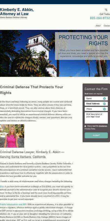 Kimberly E. Abkin, Attorney at Law - Santa Barbara CA Lawyers