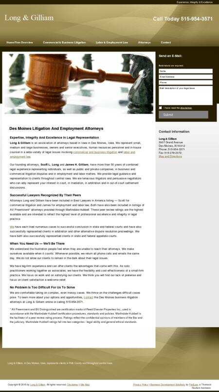 Long & Gilliam - Des Moines IA Lawyers