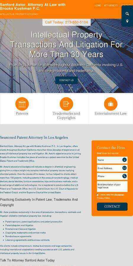 Sanford Astor, Attorney At Law with Brooks Kushman P.C. - Los Angeles CA Lawyers