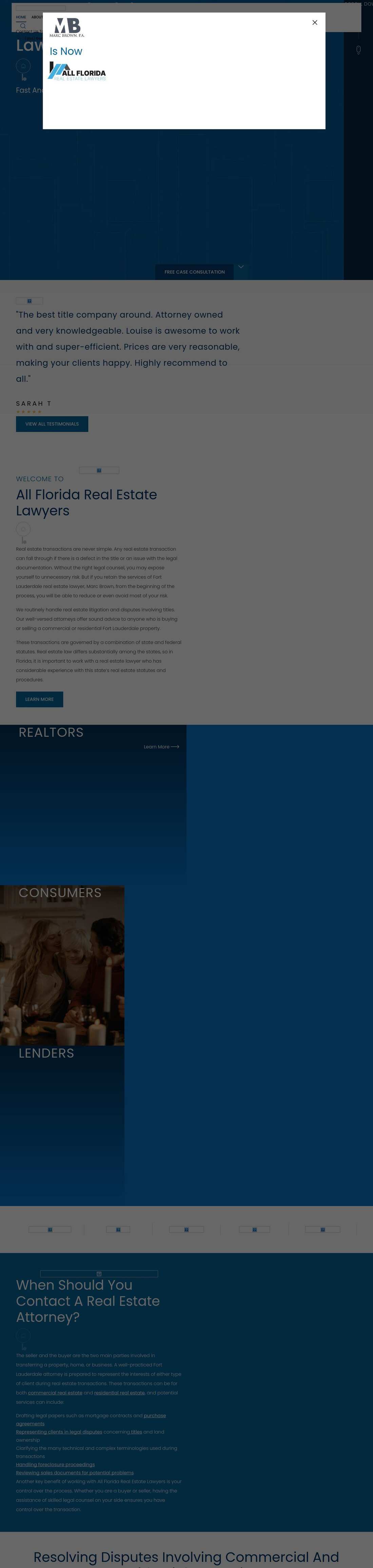 All Florida Real Estate Lawyers - Plantation FL Lawyers