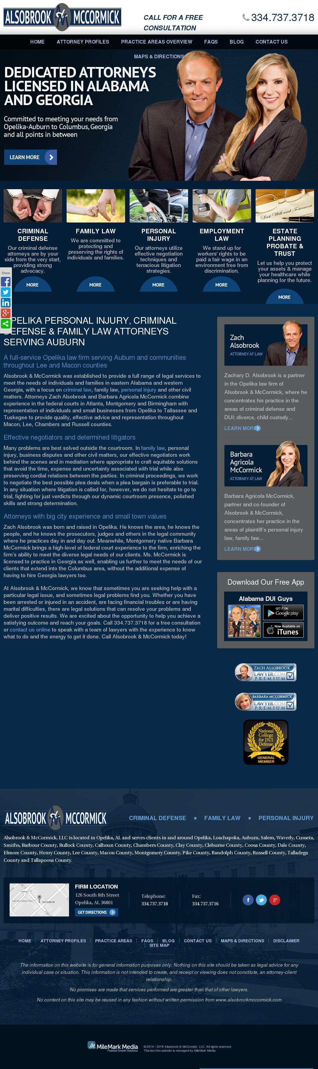 Alsobrook & McCormick, LLC - Opelika AL Lawyers