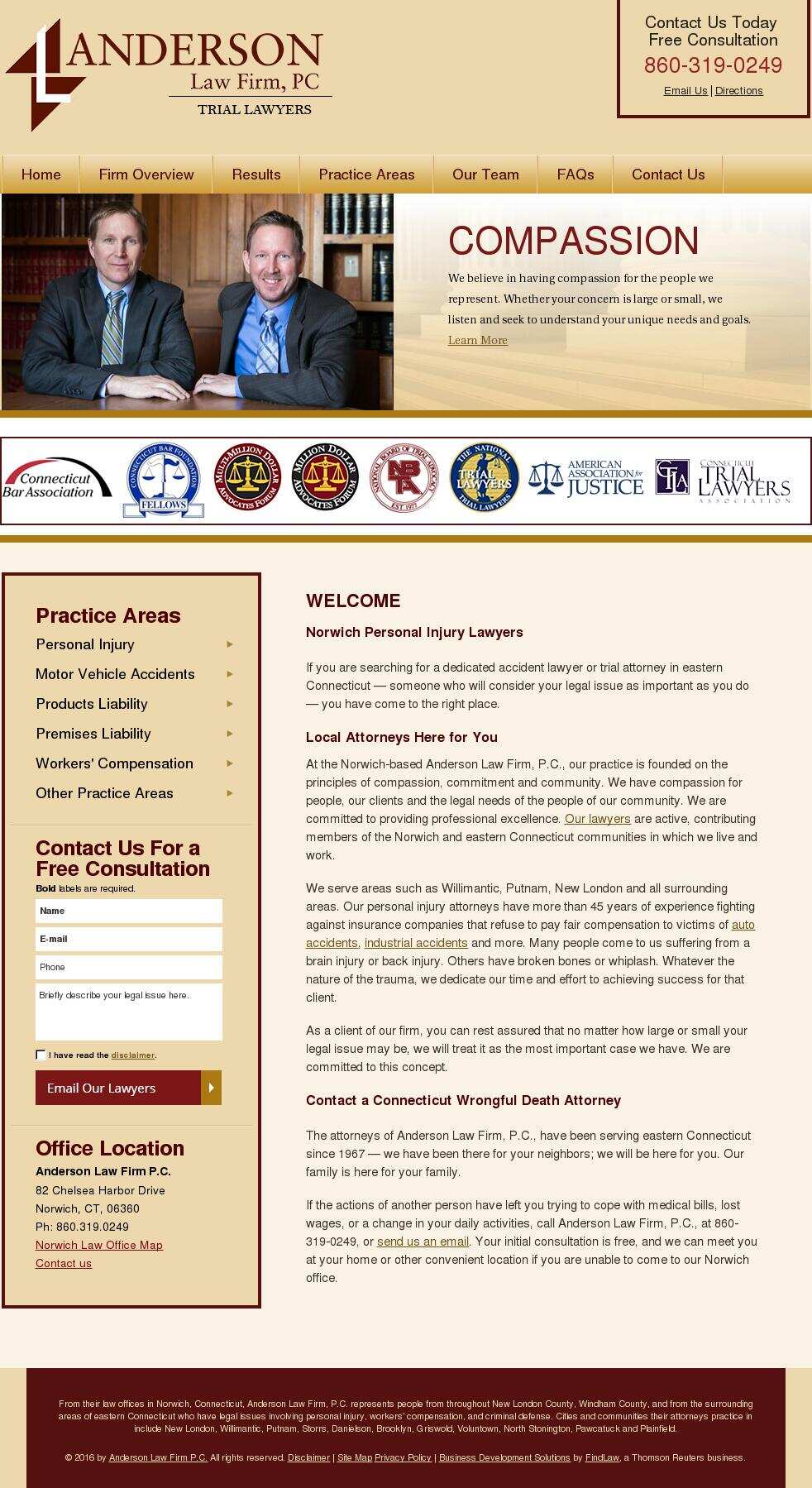 Anderson Law Firm P.C. - Norwich CT Lawyers