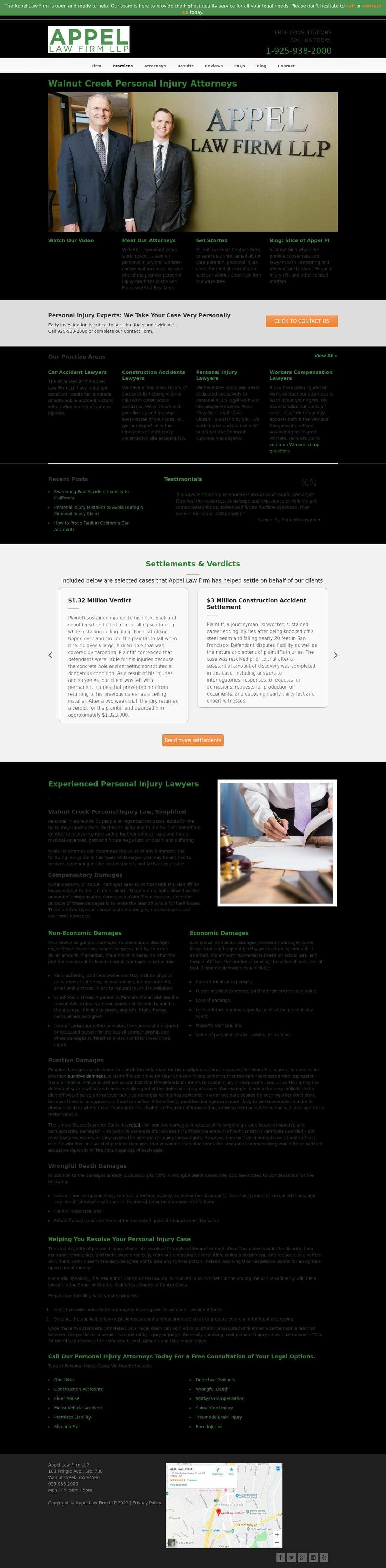 Appel Law Firm LLP - Walnut Creek CA Lawyers