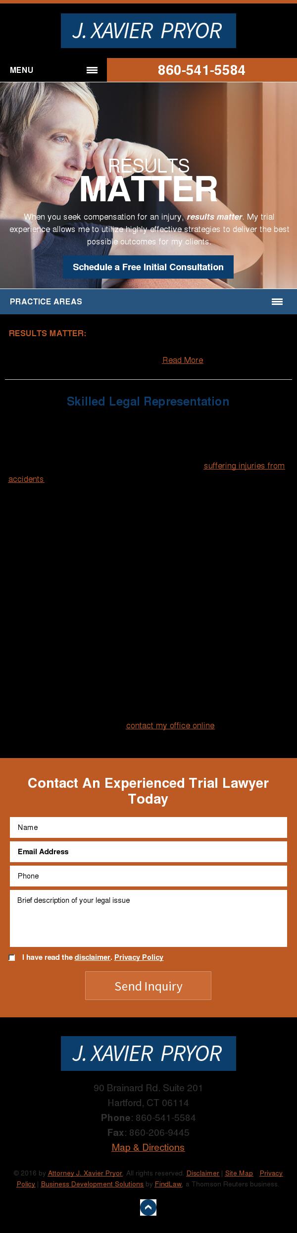 Attorney J. Xavier Pryor - Hartford CT Lawyers