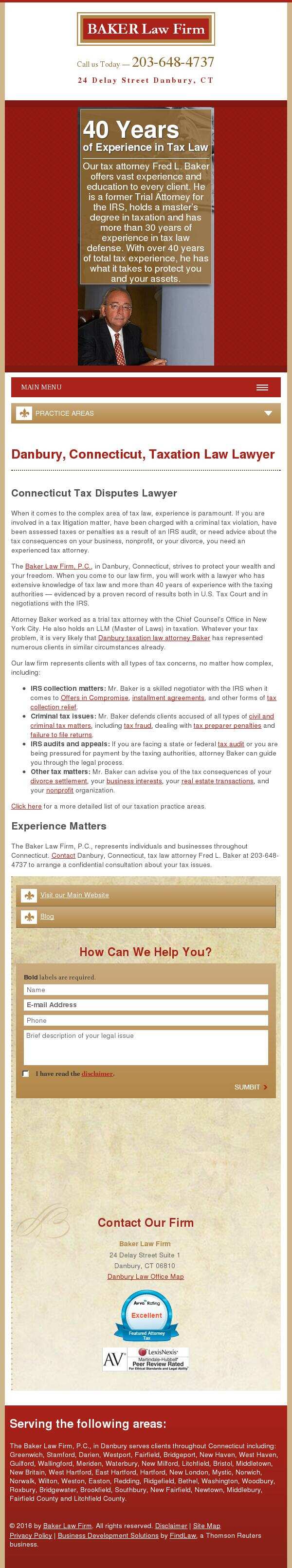 Baker Law Firm - Danbury CT Lawyers