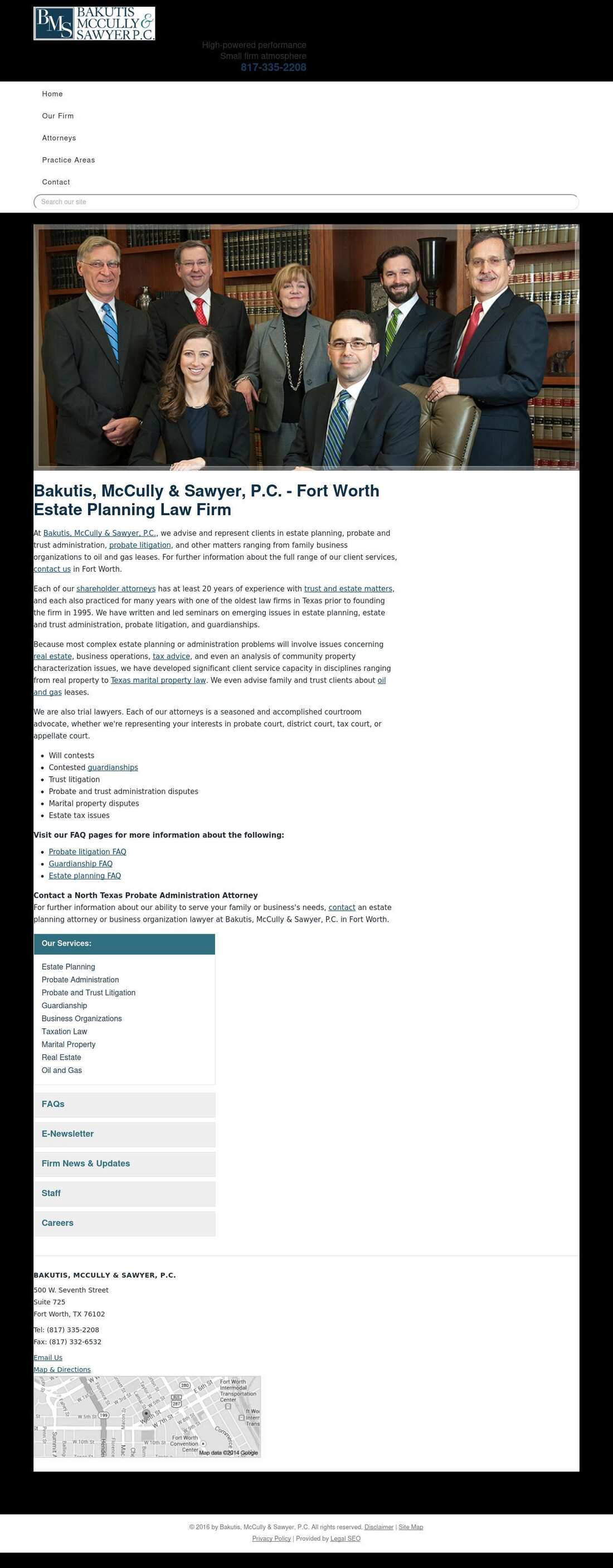 Bakutis, McCully & Sawyer, P.C. - Fort Worth TX Lawyers