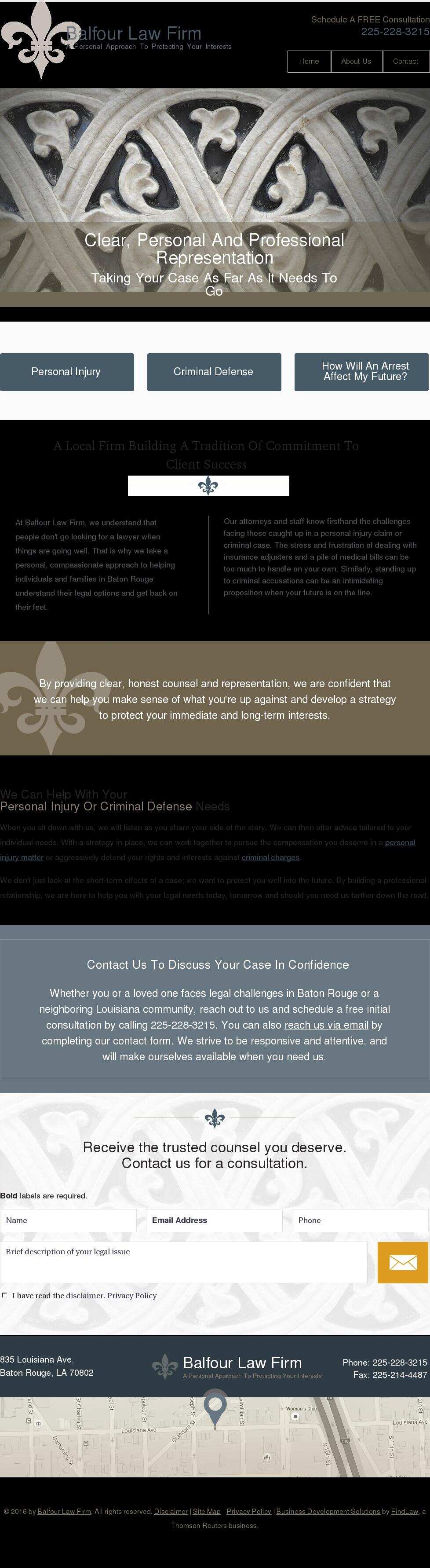 Balfour Law Firm - Baton Rouge LA Lawyers