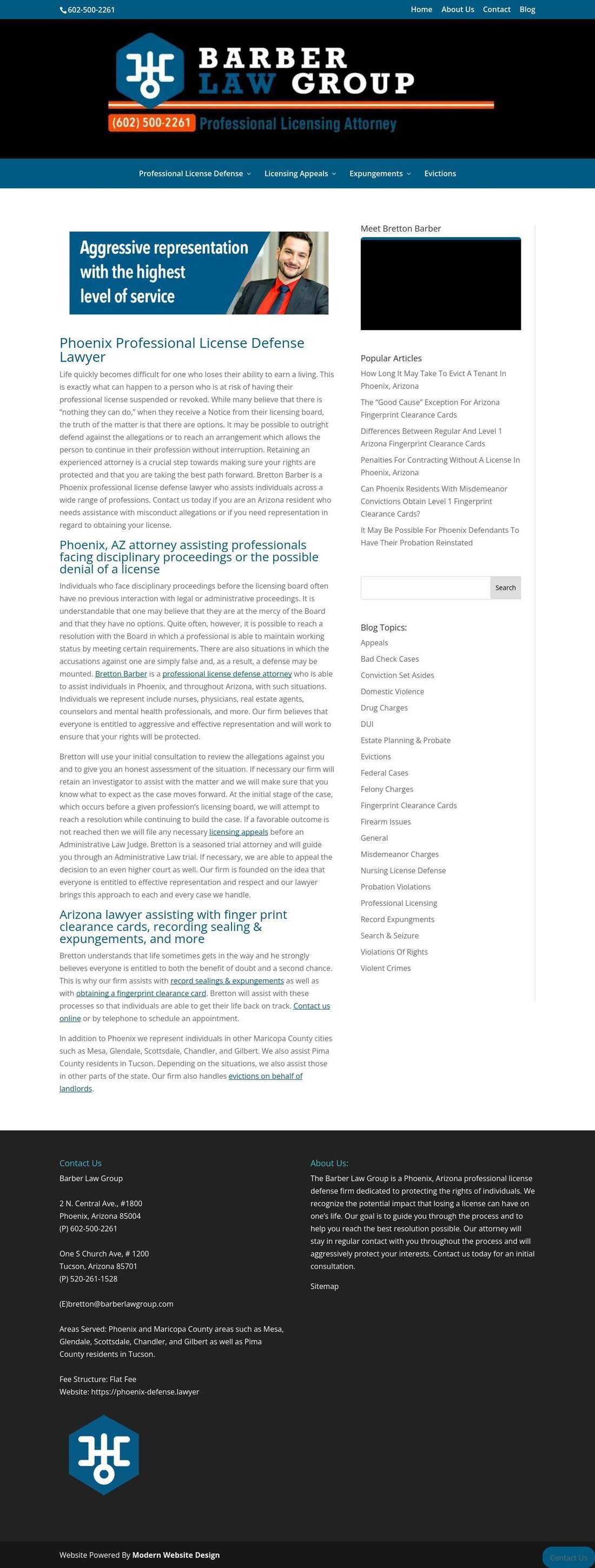 Barber Law Group PLLC - Phoenix AZ Lawyers