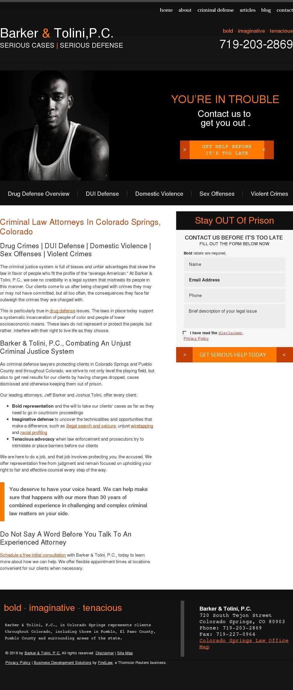Barker & Tolini, P.C. - Colorado Springs CO Lawyers