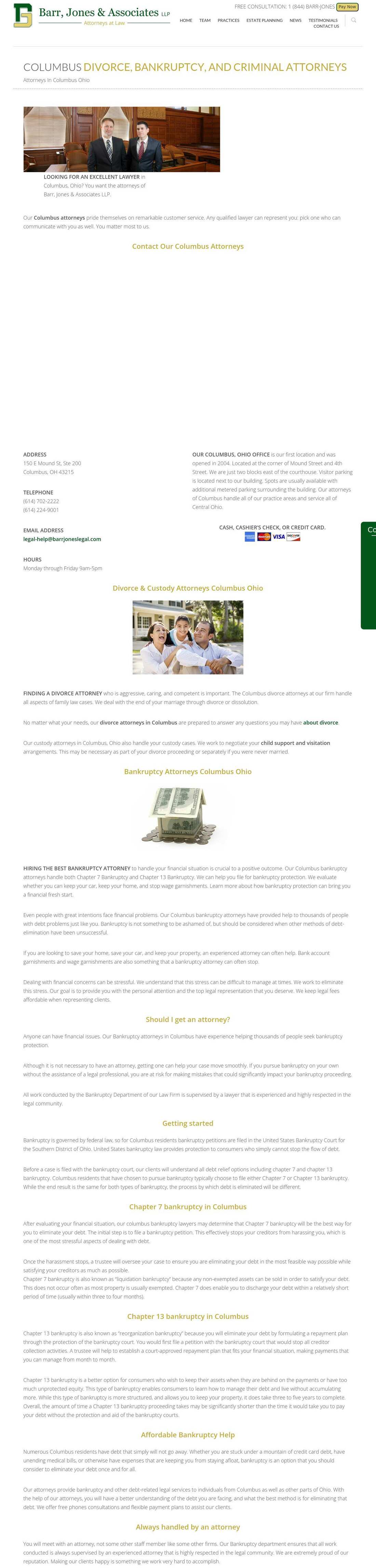 Barr, Jones & Associates LLP - Columbus OH Lawyers