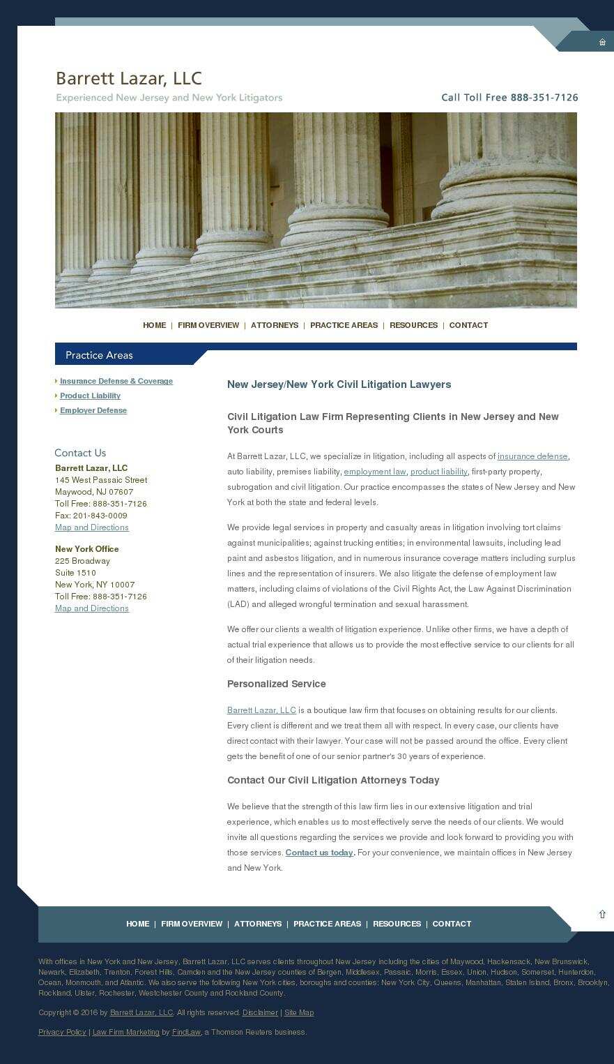 Barrett Lazar, LLC - Maywood NJ Lawyers