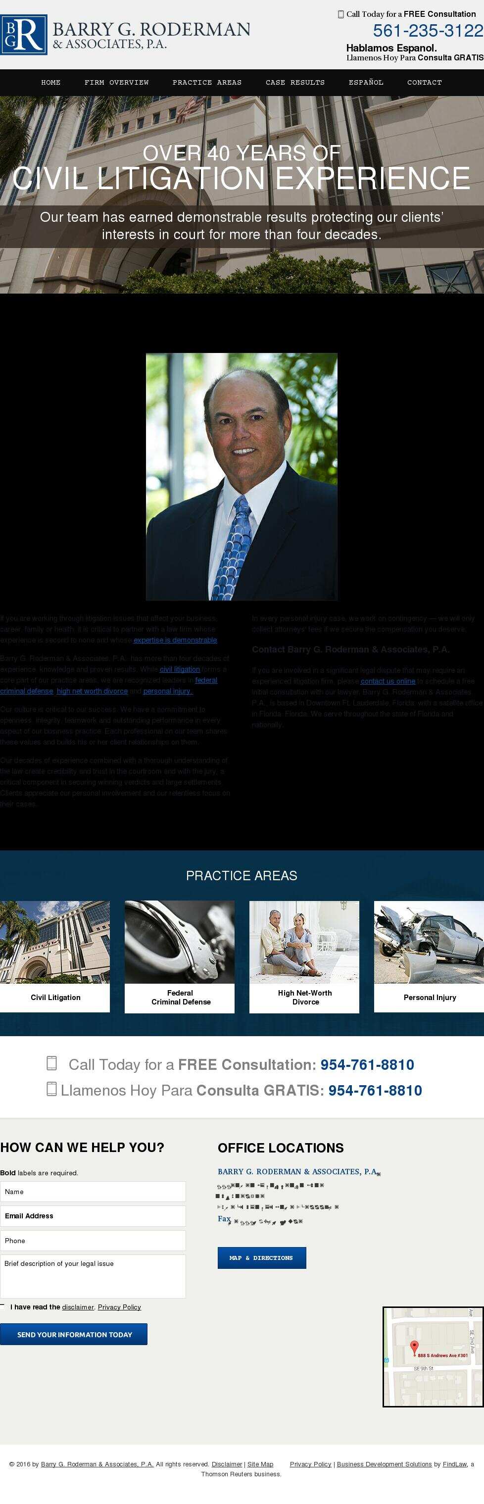 Barry G. Roderman & Associates, P.A. - Boca Raton FL Lawyers