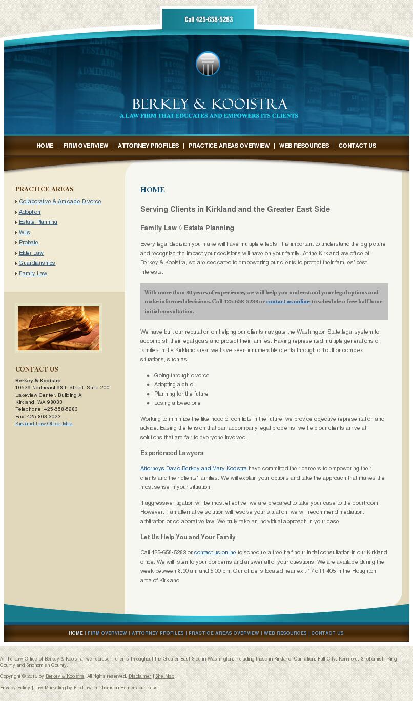 Berkey & Kooistra - Kirkland WA Lawyers