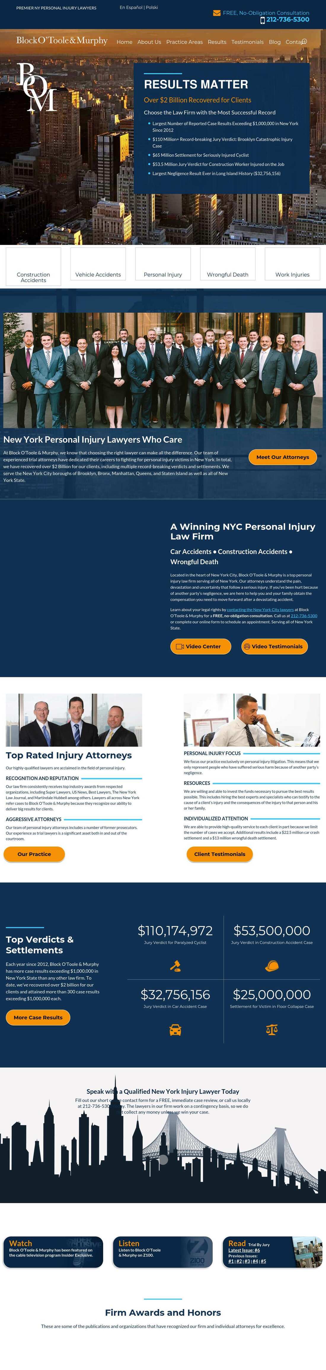 Block O'Toole & Murphy - New York NY Lawyers