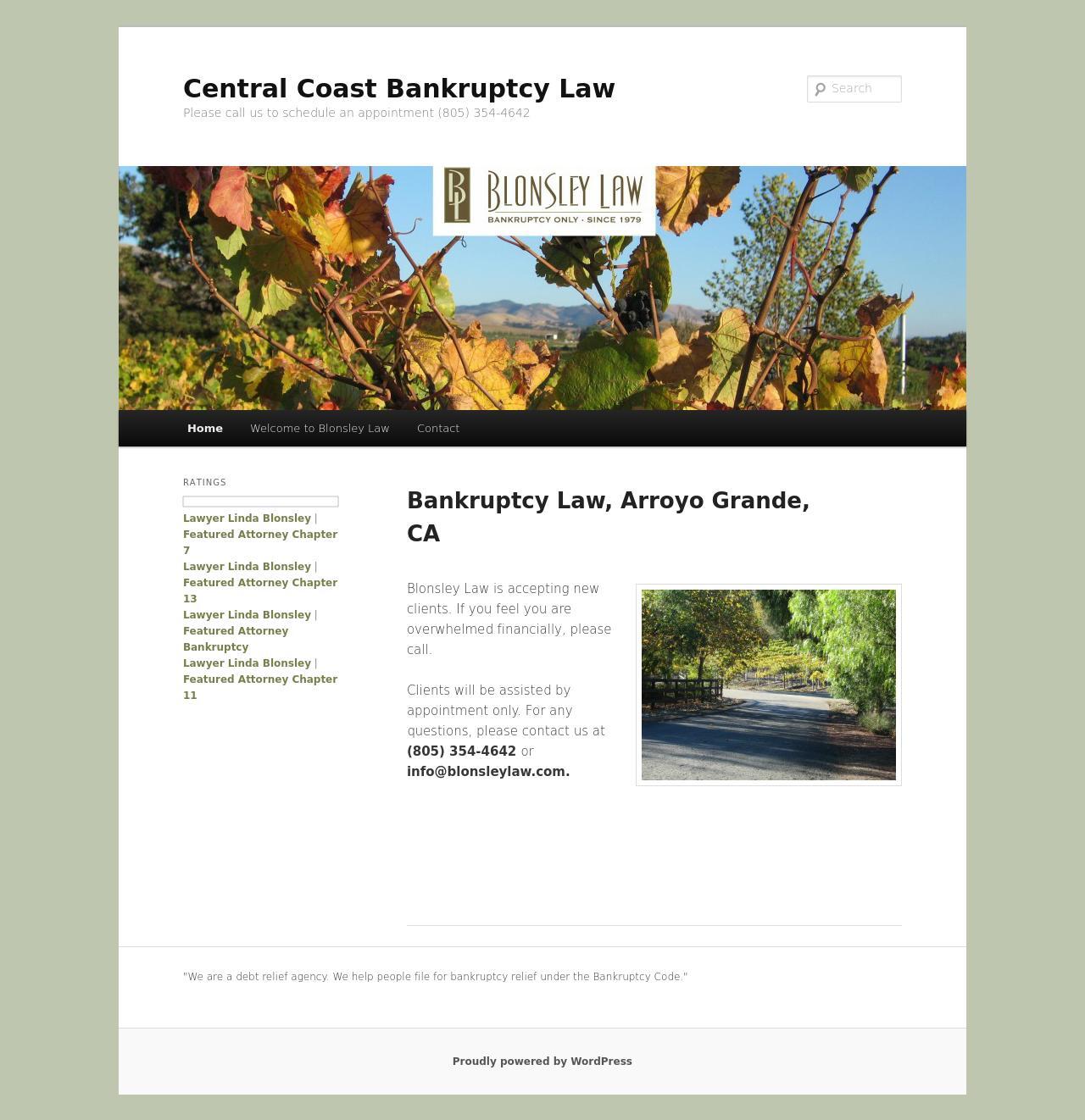 Blonsley Law - Arroyo Grande CA Lawyers