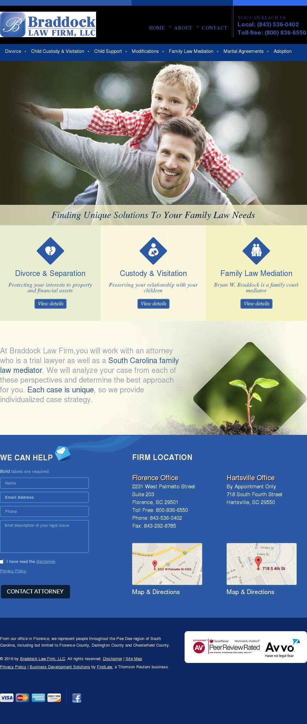 Braddock Law Firm, LLC - Hartsville SC Lawyers