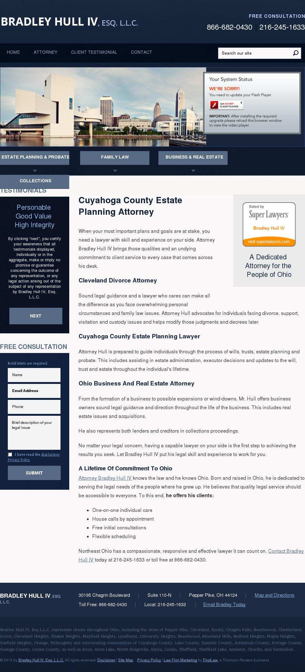 Bradley Hull IV, Esq. L.L.C. - Pepper Pike OH Lawyers